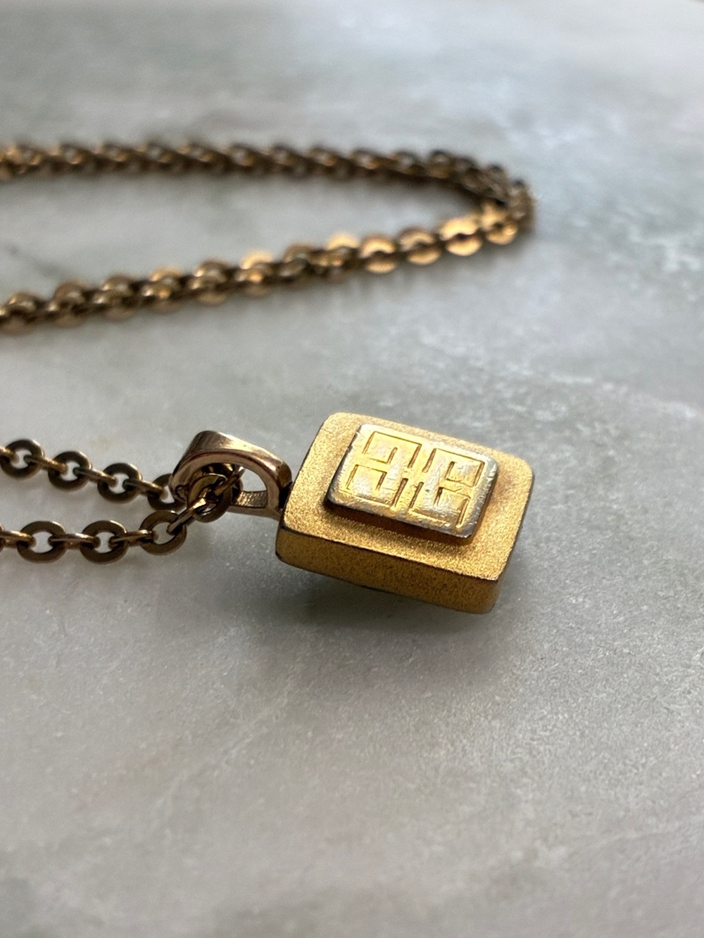 Vintage Givenchy Earring Charm Necklace Repurposed - Picture 2 of 6